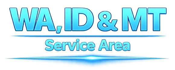Service area covering Washington, Idaho, and Montana